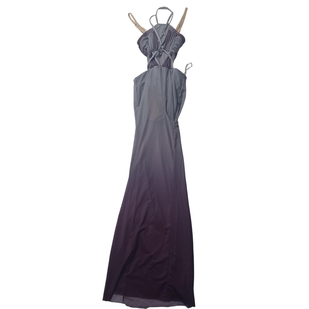 Dancer's Signature Dress Womens SA Purple Ruched Wide Leg Dance‎ Costume